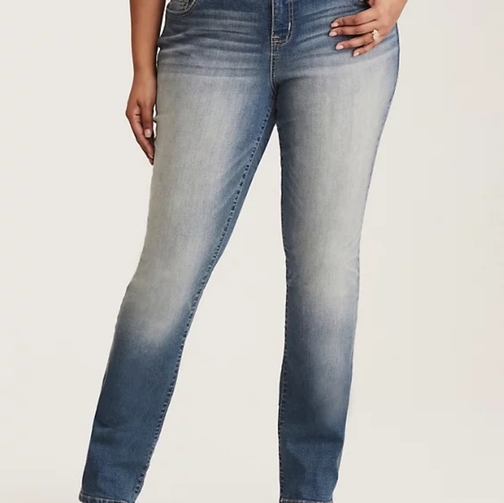 Torrid Size 14 Light Wash Barely Boot Jeans